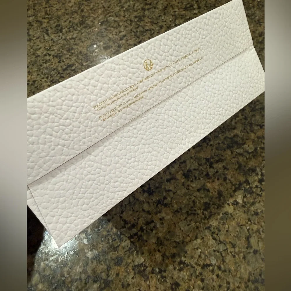 NEW. Authentic DIOR gift wrap set: bag, ribbon, tissue paper, cards + envelope